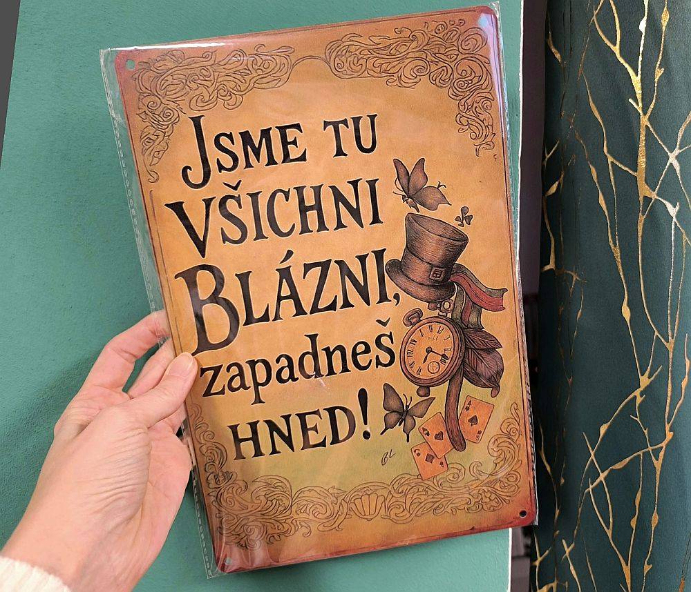 Vtipné cedule - Všichni blázni